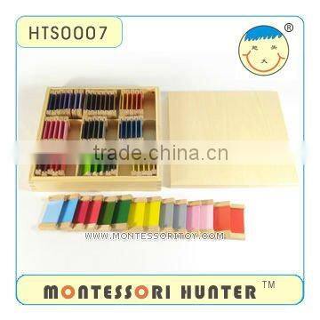 Beechwood Color Tablets (3rd Box), Montessori Toys 477 items, High quality and green equipment.