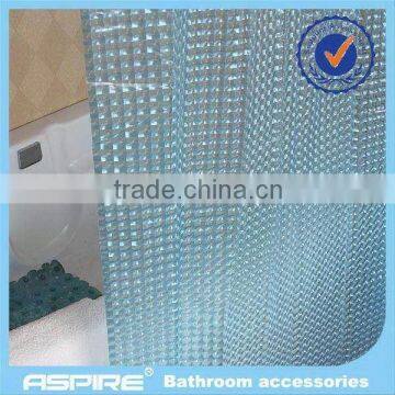 Fashion Designed 3D frosty peva shower curtain