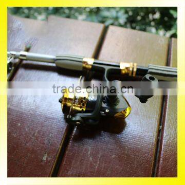 Mini Short Saltwater Rods Spinning Fishing Poles Fiberglass Material photo-4