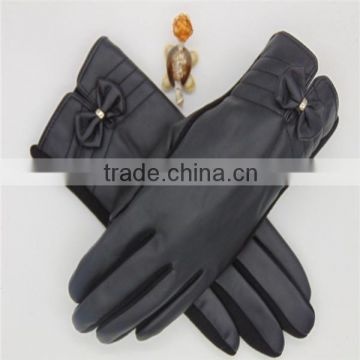 China Touch Cellphone Usage Nylon PU Glove