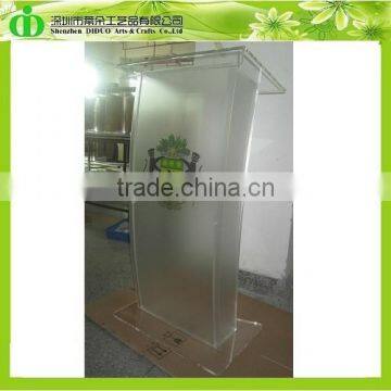 DDL-0026 Cheap Church Podium, Frosted Lectern Podium, Cheap Podium photo-2