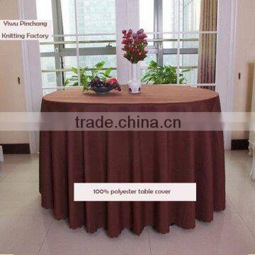 high quality wedding round polyester table cloth