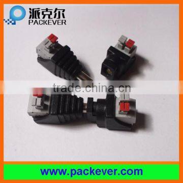 High quality LED lights male/ female DC plug screwless connector