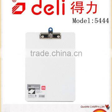 Deli Flat clip , A4 PP material model 5444 White