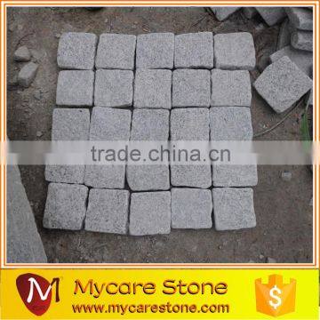 High quality flamed cobble paving stone pavement stone granite cobble