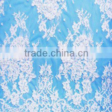 White Cord Swiss Voile Lace