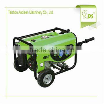 Minitype Portable 4 Stroke Air-cooled Gasoline Generator Set With Handles & Wheels