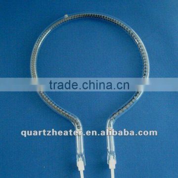 C shaped Quartz heating Tube, abnormal shape heating lamp