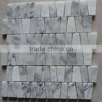 Trapezoid and parallelogram marble stone tiles