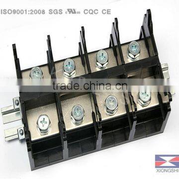 Dual Row Din Rail Terminal Block KDT12 600V 60A 14mm Pitch
