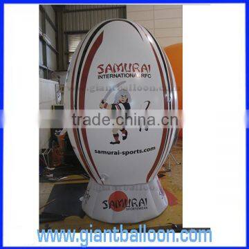 PVC Inflatable Rugby with Stand