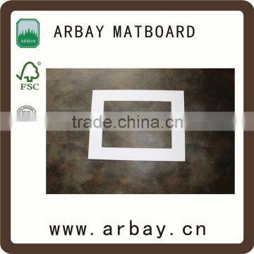 Single matboard/white single matboard/mountboard/passepartout for picture frame