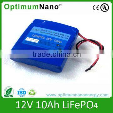 Deep cycle rechargeable 12V 10Ah battery storage