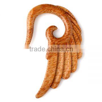 wing ear wood plugs wood ear gauges wood ear expander