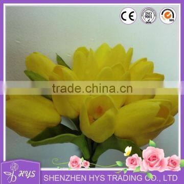 PU beautiful decoration artificial tulip flower