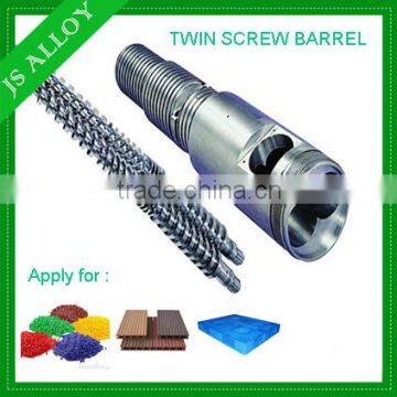 New type and best quality conical twin screw barrel for pvc extruder