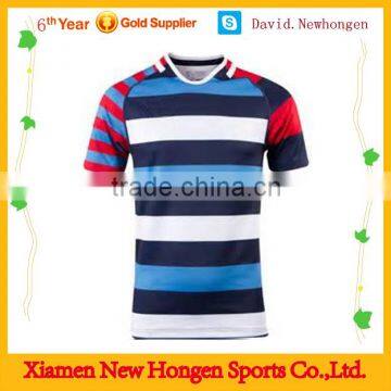 100% polyster comfortable sublimation rugby jersey rugby shirt wholesale