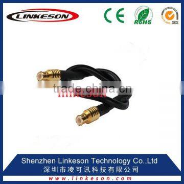 (factory price) MCX male straight to MCX male plug pigtail cable jumper RG174 15cm for wireless