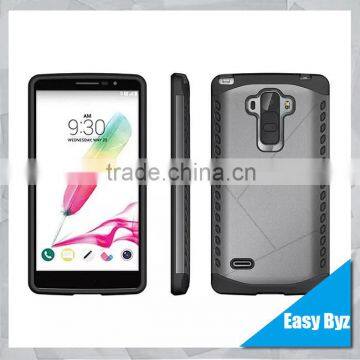 Hot Selling Shockproof Back Cover For LG G4 Stylus ls770,New Fashion Slim Armor For LG G4 Stylus ls770 Hybrid Combo Case