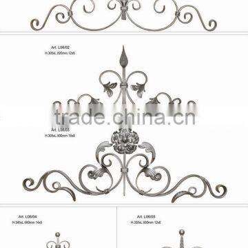 Wholesale wrought iron fence scroll bending decorative panels