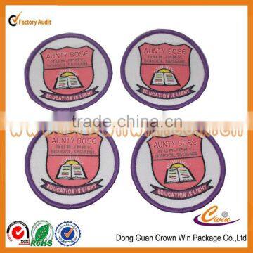 custom made brand name embroidery patch logo fabric logo patch