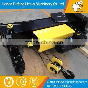 European Type Wire Rope Single Girder Overhead Cranes Electric Hoist Price