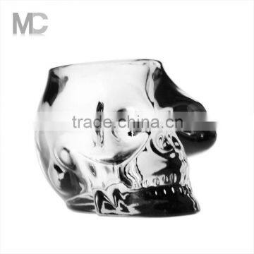 Skull Shaped Decorative Votive Tealight Glass Candle Holder