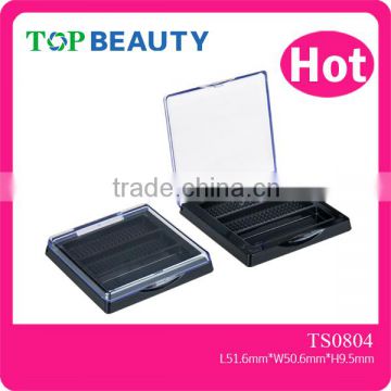 TS0804- 3 Well Rectangle Eye Shadow Powder Case