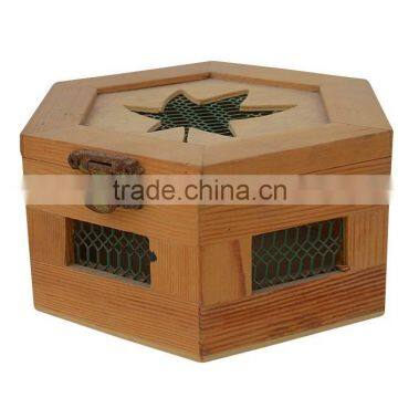 2015 Year China Suppliers Sale Factory Price FSC&SA8000 Antique Color Wood Jewellery Box With Acrylic Lid photo-4