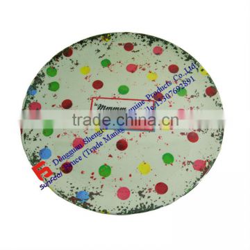 round melamine plate