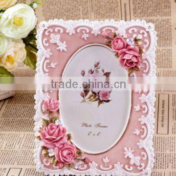 2014 Wholesale shabby chic home decor White Baroque Photo frame