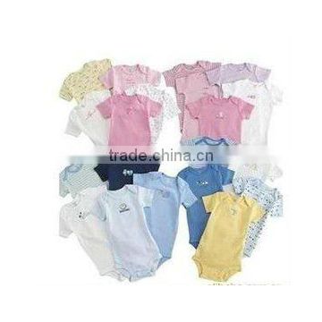 baby clothes, 100% cotton baby clothes, short sleeve romper