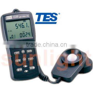 TES-1339 Professional Light Meter Integral Illuminance/Luminous Intensity Counter Autoranging Datalogger