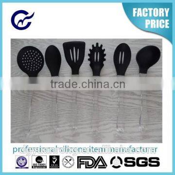 Factory price silicone spatula 100% FDA kitchenware silicone spatula set