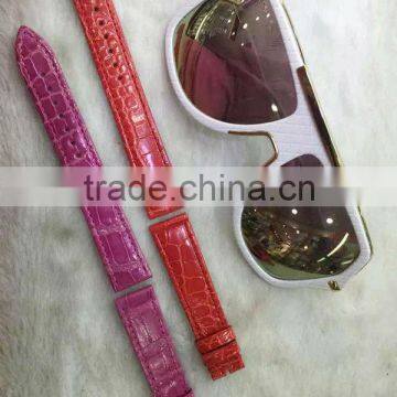 Wholesale 100% High Quality Alligator Leather Wrist Watch Straps photo-3