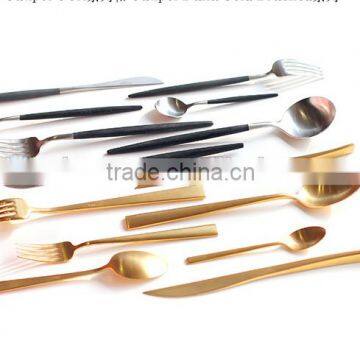knife and fork with spoon and fork stand