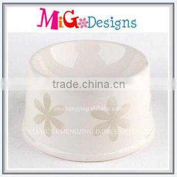 Wholesale Art Craft Factory Manufacture OEM Design Ceramic Personalized Dog Bowl For Food And Water