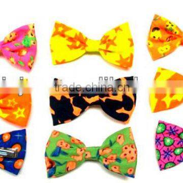 colorful fashion bowtie hair clips