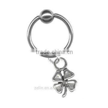 body piercing jewelry dangle nipple ring