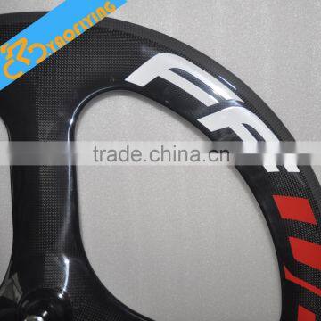 FFWD Carbon 3 Sopke Bicycle Wheels for Sale,OEM 700c Three Spoke Carbon Fiber Road Bike Wheels
