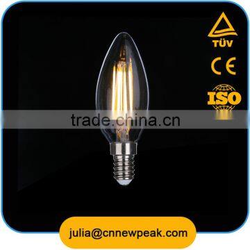 E14 Filament LED Candle Bulb 4W