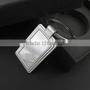 Low Price Metal Laser Engraving 2d Round Keychain