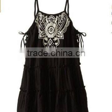 New Arrivals 2015 Braces Dresses Embroidery Summer Pretty Dress For Baby Girl Cheap Summer Dresses Children Dress