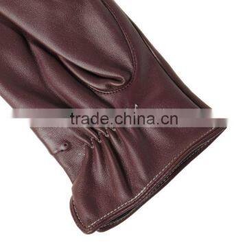 New Design Women Bluetooth Call Touch Screen PU Leather Gloves P-EWB030 photo-5