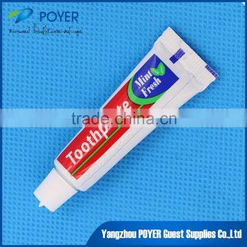 New design of cheap luxury hotel toothpaste supplies set