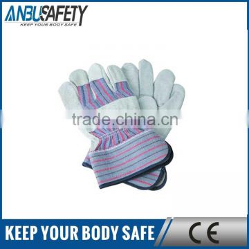 CE proved mechanical cotton working fashion leather gloves