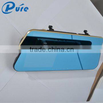 Hot sale 4.3 inch dual car camera 1080p car black box Novatek 223 car Rearview mirror camera dvr