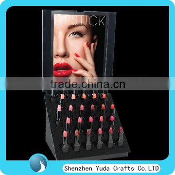 Black lipstick holder with poster frame