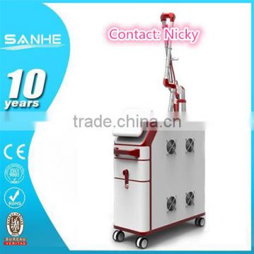 Tattoo Removal System Sanhe High Power Q Switch Tattoo Removal Nd Tattoo Removal Laser Machine Yag Laser Machine / Alexandrite Laser 1064nm &532nm