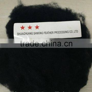 dyed black sheep wool 20.5 & 40-50mm